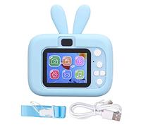 Child Selfie Camera 5V Abs Silicone Shape Digital Toddler Camera For Bday Gift (Blue)