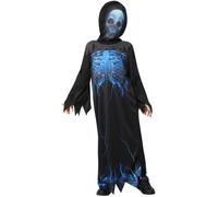Child Skeleton Grim Reaper Halloween Fancy Dress Costume