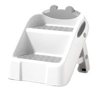 Child Step Stool - Non Folding Reminder Ladder, Double Height Stool | Heavy Duty Anti-Skid Pedal, Use Kitchen Toilet, Easy Carry Handle Designs, Help