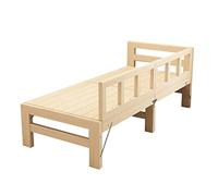 Child Stitched Bed, Widen Foldable Crib Side Bed Solid Wood Splicing Big Bed Standalone Side-Sleeper for Adults, Kids, Toddlers, Teenagers (Color : Style 2, Size : 200x30x40cm)