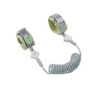 Child Straps Double Head Quick Breakaway Mechanism Breathable Cotton Metal ABS Construction Portable Anti Lost Harness for Parent Double Head Baby Security Straps Baby Outdoor