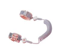 Child Straps Double Head Quick Breakaway Mechanism Breathable Cotton Metal ABS Construction Portable Anti Lost Harness for Parent Child Tethers Cord