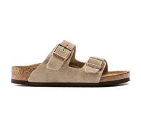 Child Suede Leather Sandals Birkenstock Arizona Beige 33