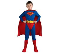 Child SUPERMAN SuperGirl Superhero Fancy Dress Costume Girl Boy Comic 3-10 Years