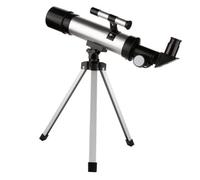 Child Telescope 360/50mm 90x with Tripod, Back to School Decorations | Sr4 Mm and Mm Eyepieces, 3x Barrow Lens, 90° Oblique Mirror, Black Abs and Aluminium Alloy Set Random Style