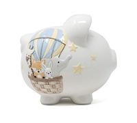 Child to Cherish Ceramic Piggy Bank, Air Balloon
