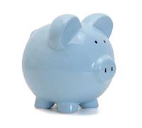 Child to Cherish Large Piggy Bank, Blue