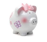 Child to Cherish Piggy Bank Large, Butterfly