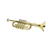 Child Trumpet Compact Size Craftsmanship Kid Horns 3 Keys Manual Capacity Learning Prop Sweet Gift Exquisite Safety Toy Horn