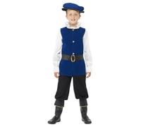 Child Tudor Boy Royal Fancy Dress Party Costume