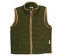 JACK PYKE Junior Kids Countryman Thermal Fleece Gilet Dark Olive Size 1-2 Years