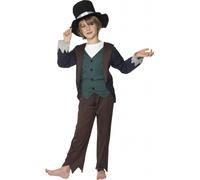 Child Victorian Poor Boy Costume Ages 7-9 (M)