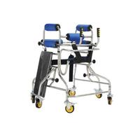 Child Walker, Upright Walker with Stainless Steel Frame, Mobile Rollator for Hemiplegia Rehabilitation, Suitable for Children 50in - 59in