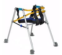 Child Walker with Seat for Cerebral Palsy, Fracture, Lower Limb Rehabilitation Training, Folding Portable Rollator Walker for Disabled/Kids with Wheels (Size : Large) Decoration (M)