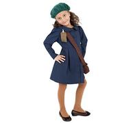 Child Wartime Costume School Girls WW1 WW2 Book Week Day Fancy Dress