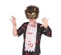 Child werewolf latex mask