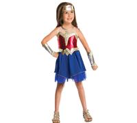 Wonder Woman Girls Fancy Dress Dawn of Justice Superhero Film Childs Kid Costume