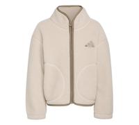 Child Zip Fleece Jacket adidas Este Alpaca Sherpa Beige 9/10 ans