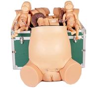 Childbirth Training Manikin - Advanced Female Model for Nursing Education with Fetus Figures and Perineal Suture Simulation