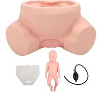 Childbirth Training Simulator Model, Midwifery Teaching Manikin for Normal and Abnormal Fetal Position Delivery, Female Pelvic Fetus Demo for Educational Use