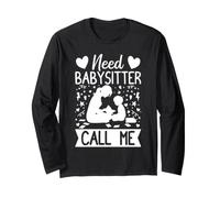 Childcare Provider Need Babysitter Call Me Daycare Long Sleeve T-Shirt