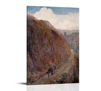 Childe Roland to The Dark Tower Came By Briton Riviere Poster Canvas Painting Wall Art Decorative Picture Prints Modern Decor 12x18inch(30x45cm)