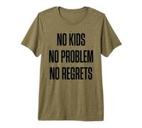 Childfree by Choice No Regrets Premium T-Shirt