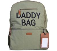 CHILDHOME Daddy Bag Nursery Backpack - Green & Black