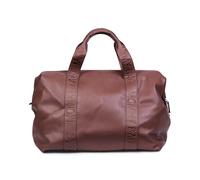 CHILDHOME, Mommy Bag, Changing Bag, Maternity, Travel Bag, Large Capacity,Changing Mat, Adjustable Shoulder Strap, Compartment, Insulated Pocket,Passage for Suitcase, Vegan Leather Dark Brown