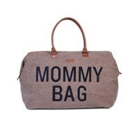 CHILDHOME, Mommy Bag, Changing Bag, Maternity, Travel Bag, Large Capacity - Changing Mat, Adjustable Shoulder Strap, Compartmentalised, Insulated Pocket, Suitcase Passage, Brown Teddy