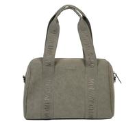 CHILDHOME Mommy Club Changing Bag 22L, Suede Effect, Mat, Olive | 22L, Suede effect, 3 elasticated pockets, Insulated pouch, Changing mat, Pushchair clips, Shoulder strap, 38 x 21 x 27cm