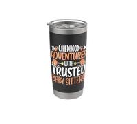 Childhood Adventures - Babysitter Babysitting Stainless Steel Insulated Tumbler