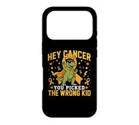 Childhood Cancer Awareness Survivor Wrong Kid Dino Support Case for iPhone 17 Pro