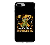 Childhood Cancer Awareness Survivor Wrong Kid Dino Support Case for iPhone 7 Plus/8 Plus
