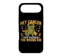 Childhood Cancer Awareness Survivor Wrong Kid Dino Support Case for iPhone Air