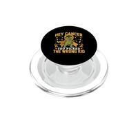 Childhood Cancer Awareness Survivor Wrong Kid Dino Support PopSockets PopGrip for MagSafe