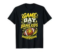 Childhood Cancer Support Football Childhood Cancer Awareness Value Graphic T-Shirt