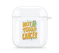 Childhood Cancer Survivor Fighter Case Cover Compatible with AirPods 1/2 TPU Transparent Shell