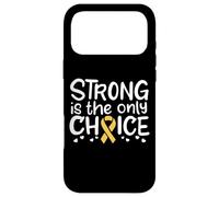 Childhood Cancer Survivor Fighter Chemo Motivation Ribbon Case for iPhone 17 Pro Max