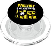 Childhood Cancer Warrior I Will Stay Strong I Will Fight PopSockets PopGrip for MagSafe