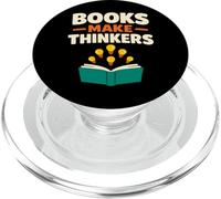 Childhood Literacy Awareness Reading Saves Lives Reader PopSockets PopGrip for MagSafe