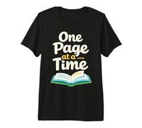 Childhood Literacy Awareness Reading Saves Lives Reader Premium T-Shirt