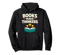 Childhood Literacy Awareness Reading Saves Lives Reader Pullover Hoodie