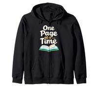 Childhood Literacy Awareness Reading Saves Lives Reader Zip Hoodie