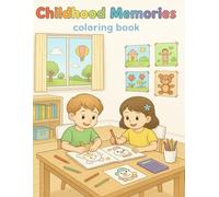 childhood memories: Vintage Coloring Book for Relaxation