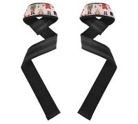 Childish Cartoon Nutcracker Soldiers Pink Lift Straps 26" Power Workouts Heavy Duty Wrist Workout Straps for Weightlifting, Bodybuilding, Strength Training