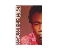 Childish Gambino - Because The Internet Canvas Poster Wall Art Decor Print Picture Paintings for Living Room Bedroom Decoration Unframe-style 12x18inch(30x45cm)