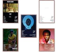 Childish Gambino Poster Album Cover Limited Edition Posters (Set of 5) Unframed 8in x 12in(20x30cm) Canvas Poster Bedroom Decor Sports Landscape Office Room Decor Gift