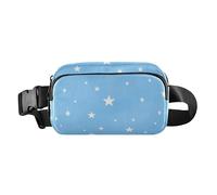 Childish Star Blue Trendy Fanny Pack Waist Bag for Men Women Multipurpose Crossbody Shoulder Bag with Adjustable Strap for Travel Running Hiking