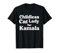 Childless Cat Lady for Kamala 2024 T-Shirt